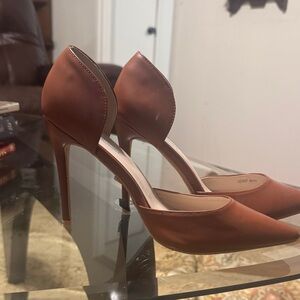 Boohoo Tan High Heels